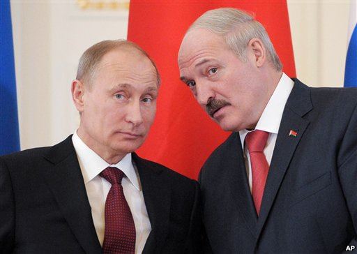 Дон Кихот и Максим. Путин и Лукашенко.